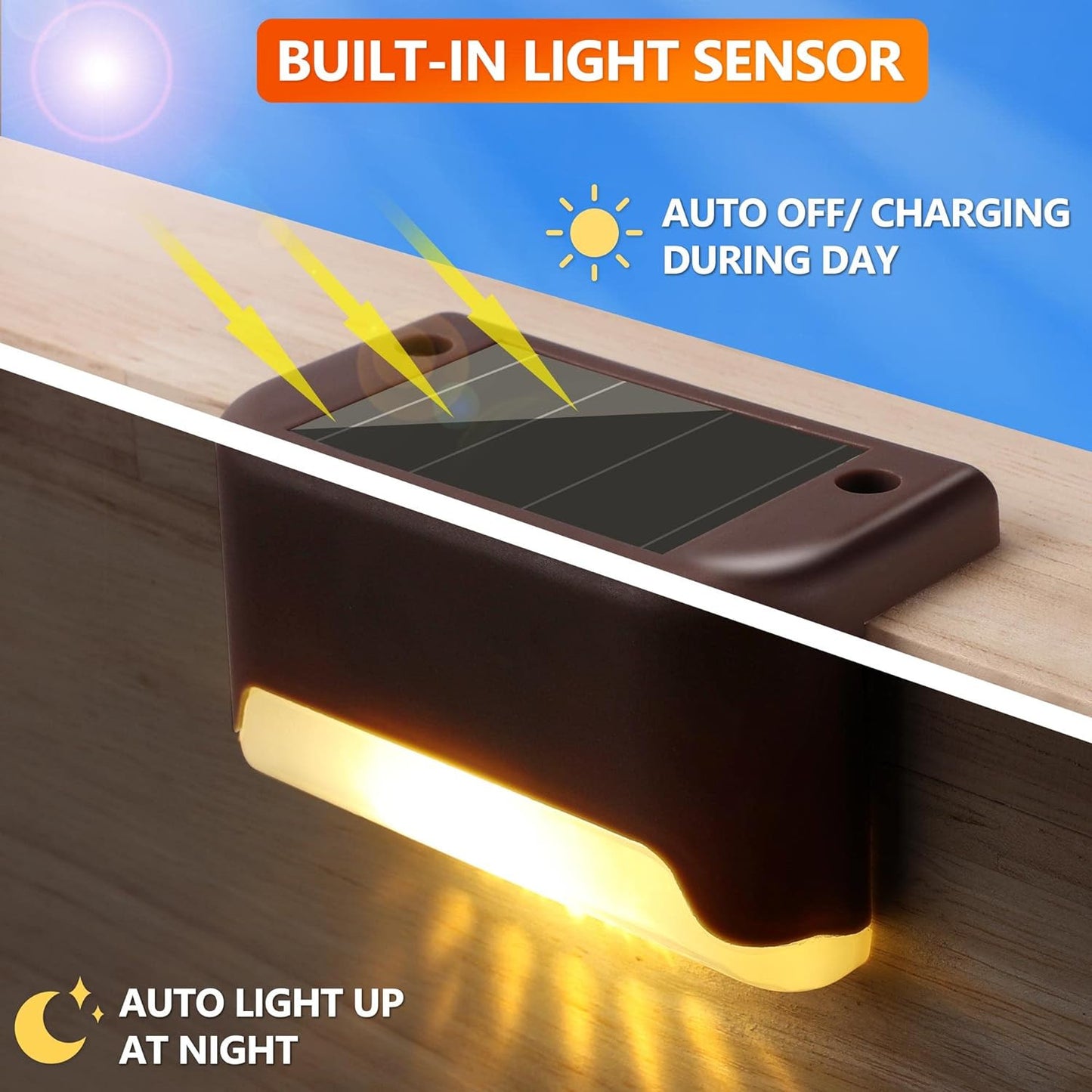 Solar Stair Lamp (4 PIS)