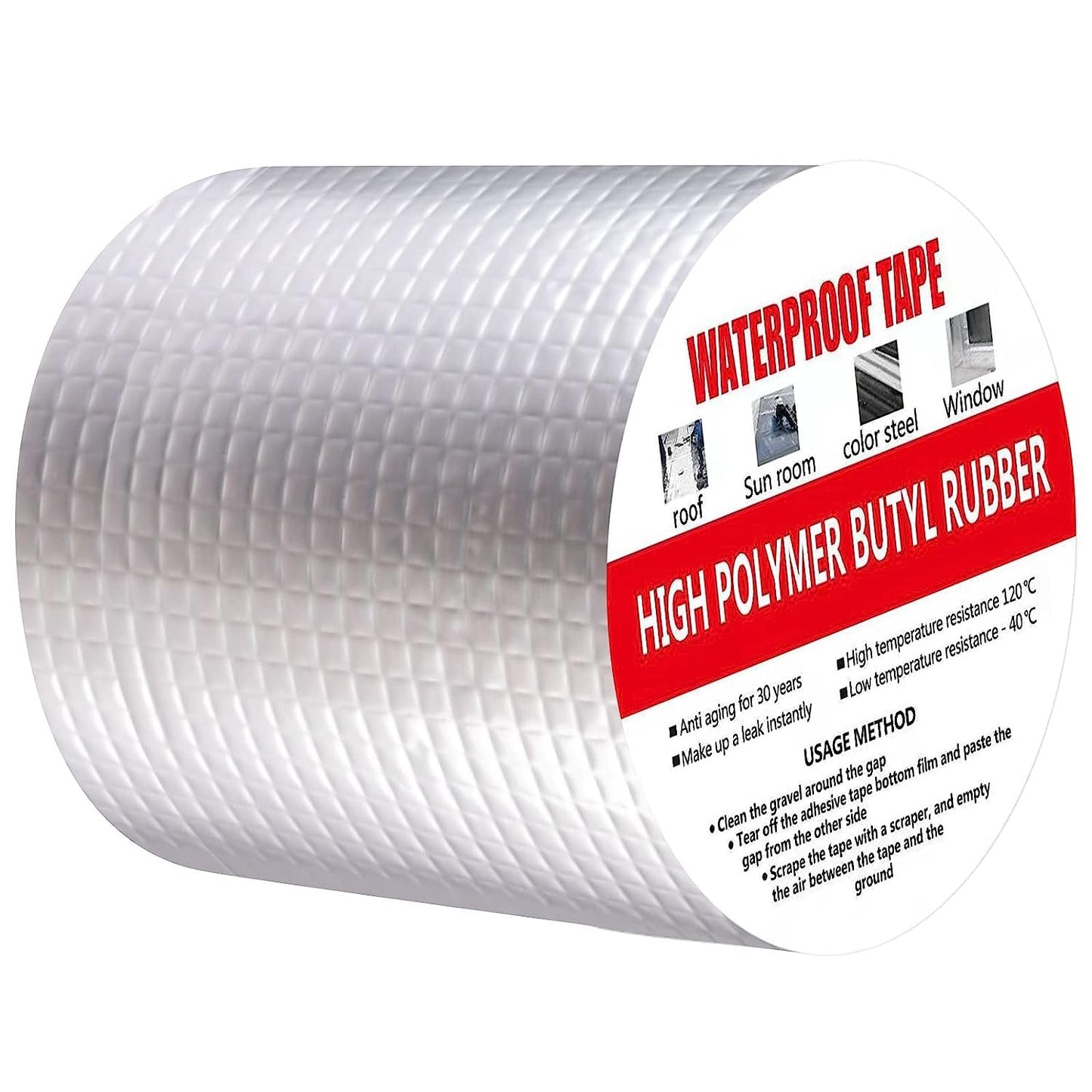 ALUMINIUM SILVER TAPE 4 INCH (5 MTR)