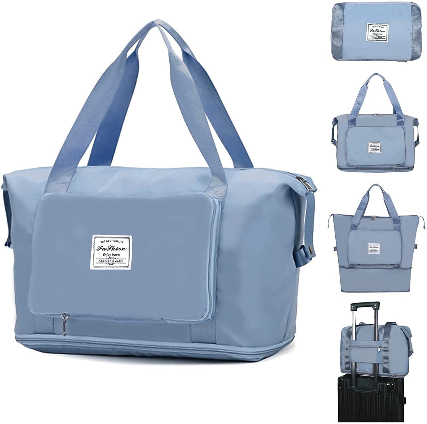 TRAVEL FOLDABLE BAG WITH POCKET