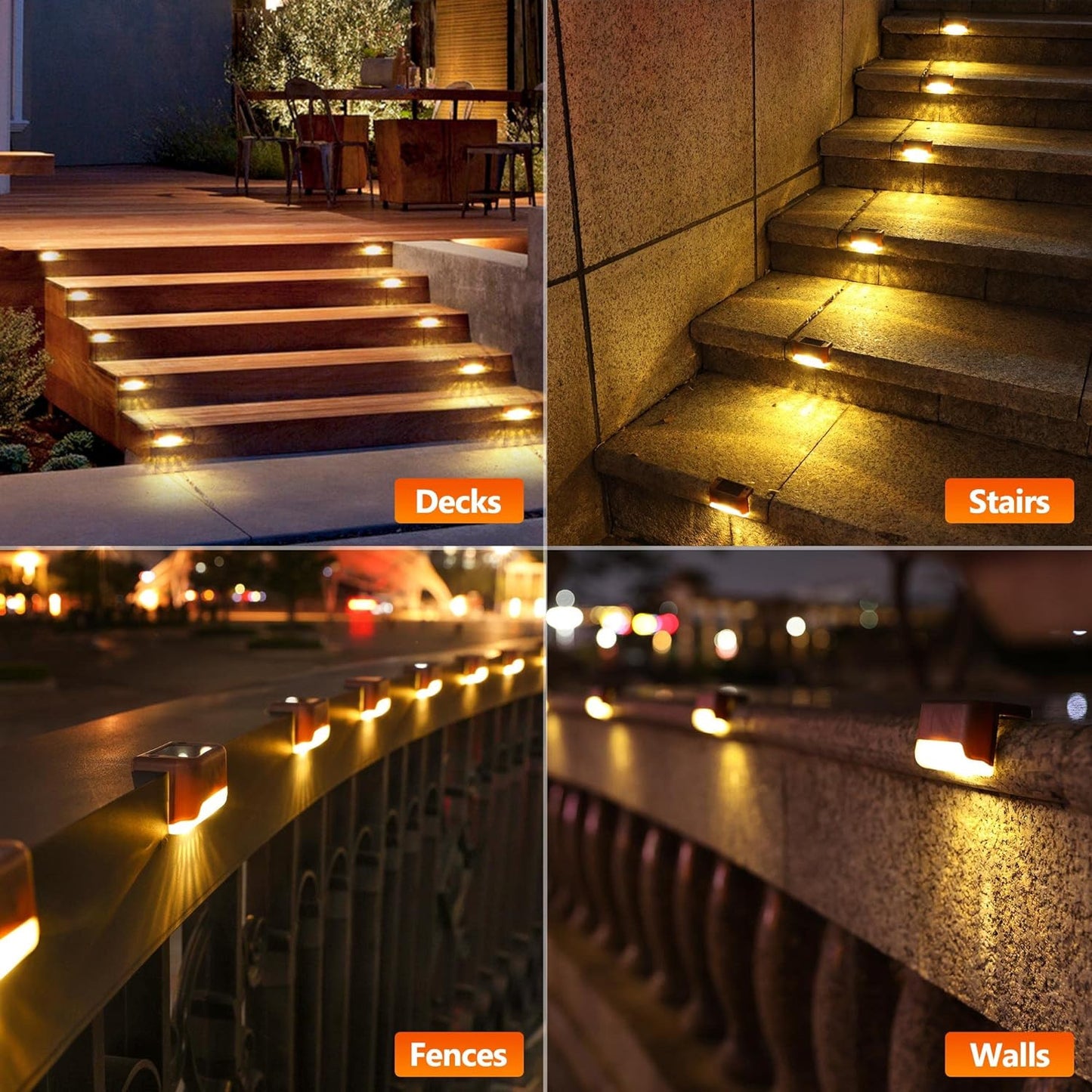 Solar Stair Lamp (4 PIS)