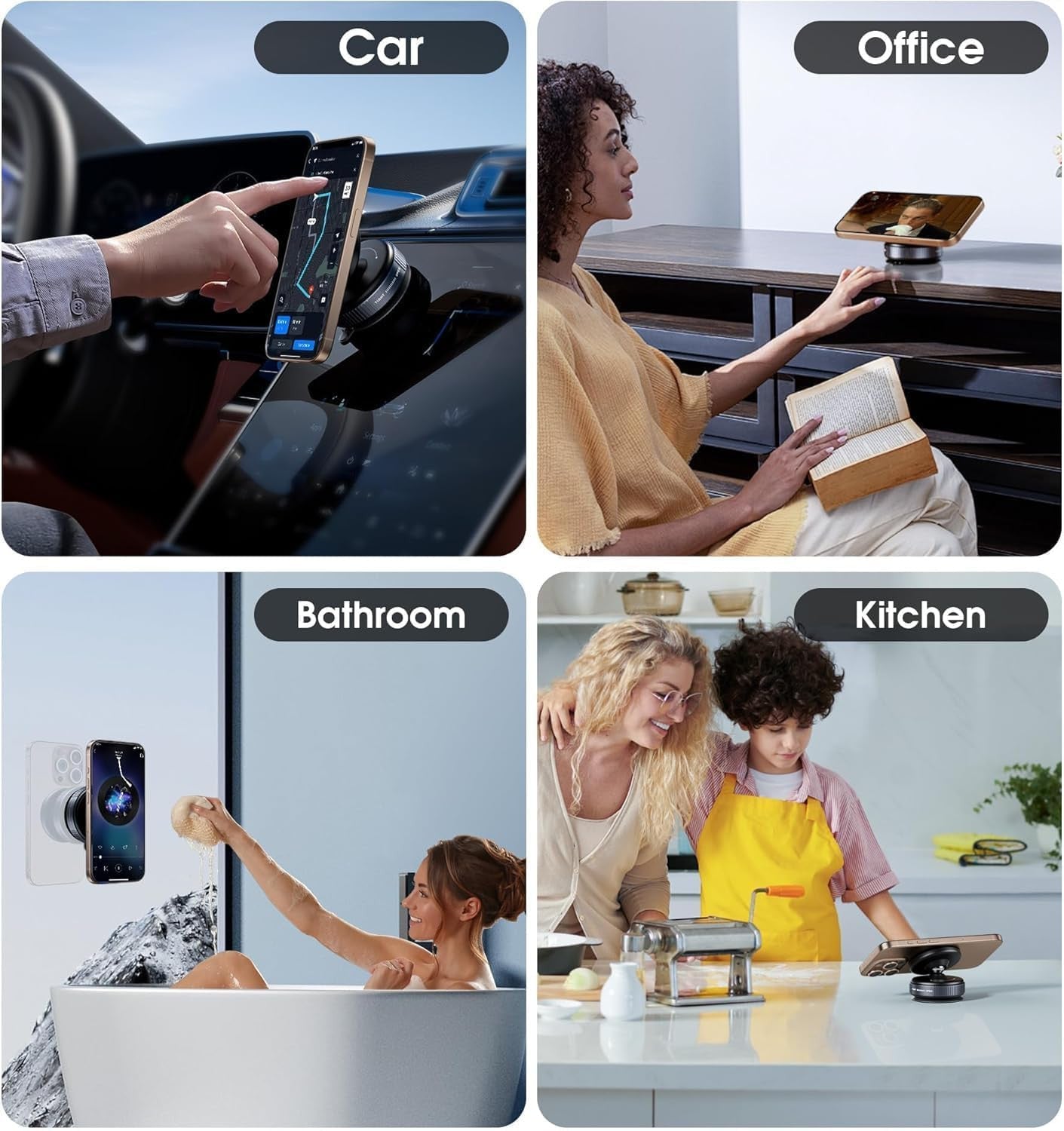 VACUUM CUP PHONE HOLDER