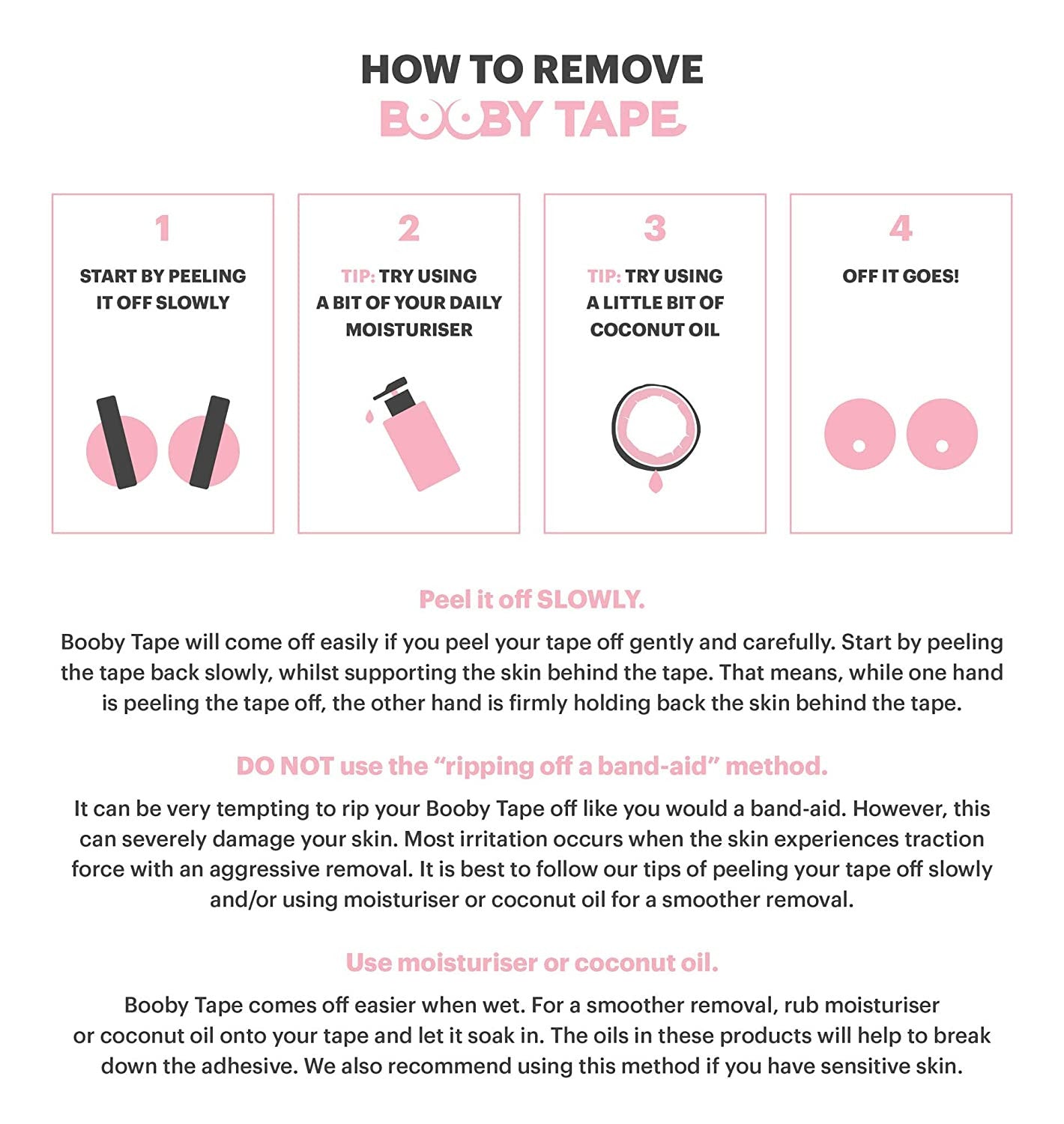 Multipurpose Nipple Tap BOOB TAPE