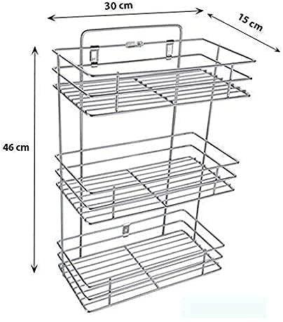 Ss 3 Layer Pull Out Bathroom Self With Box