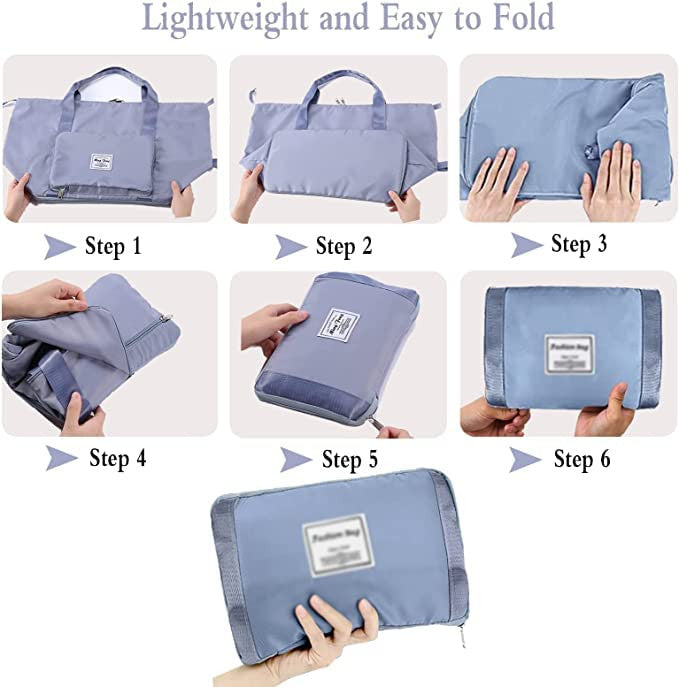 TRAVEL FOLDABLE BAG WITH POCKET