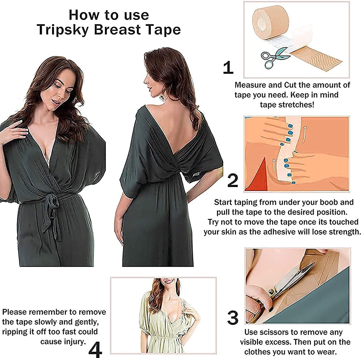Multipurpose Nipple Tap BOOB TAPE