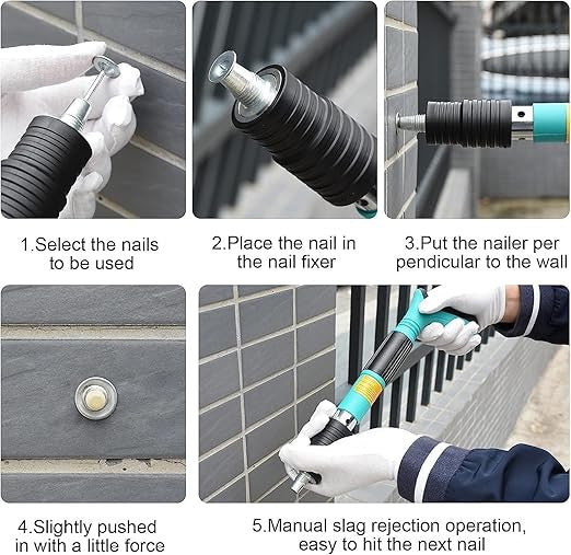 manual steel nail gun (20 NAIL & WITH BOX)