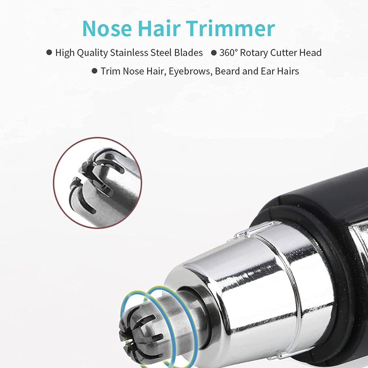NOSE AND EAR HAIR REMOVING TRIMMER