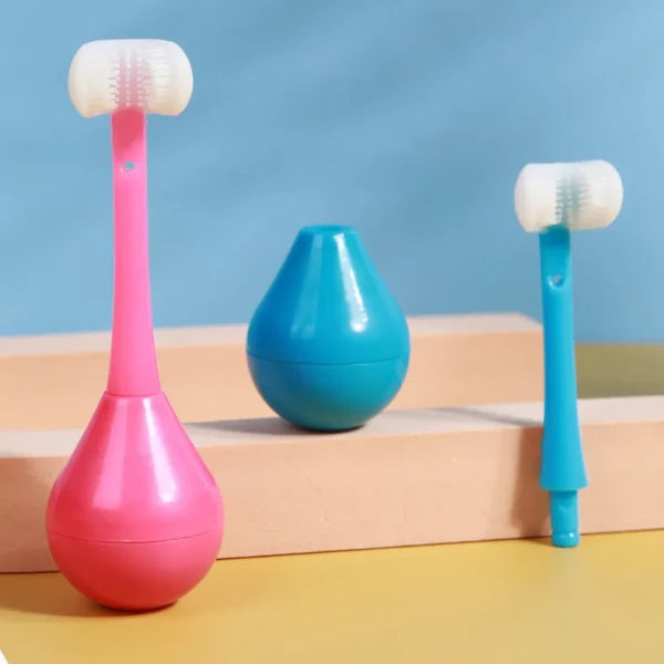 3 SIDED CHILDENRS TOOTHBRUSH