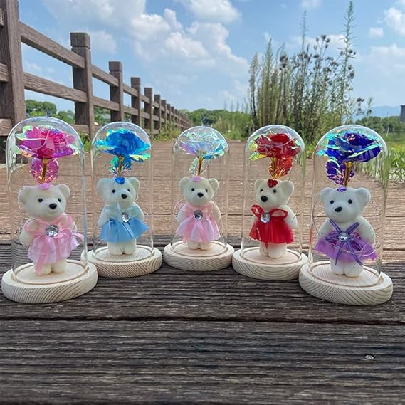 Crystal Rose with teddy