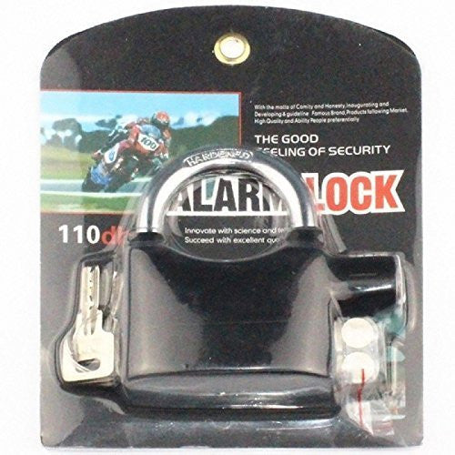 Motion Sensor Alarm Lock for Home (Black)