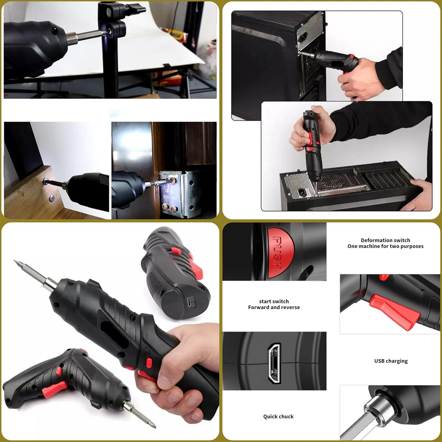 47 Pcs Electric Screwdriver