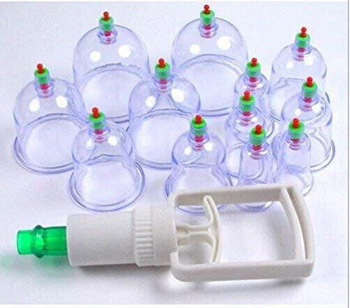 12 PIS SET VACUUM ACUPUNCTURE CUPPING