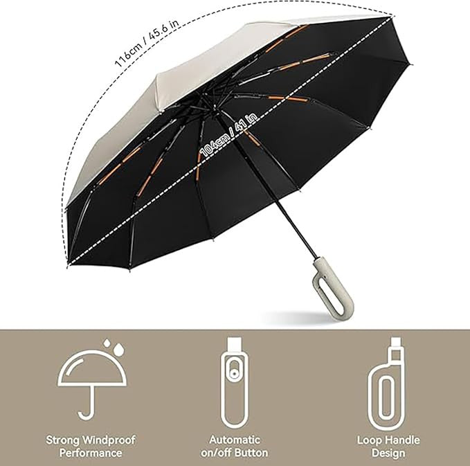 UMBRELLA WITH HANGING HANDLE