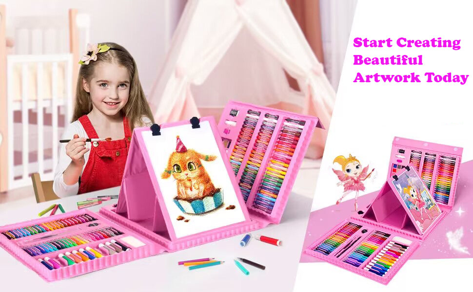 208 Pcs Kids Art Set