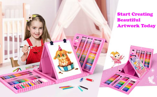 208 Pcs Kids Art Set