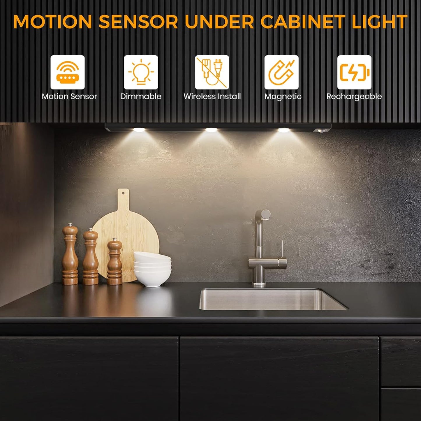 Motion Sensor Cabinet Light