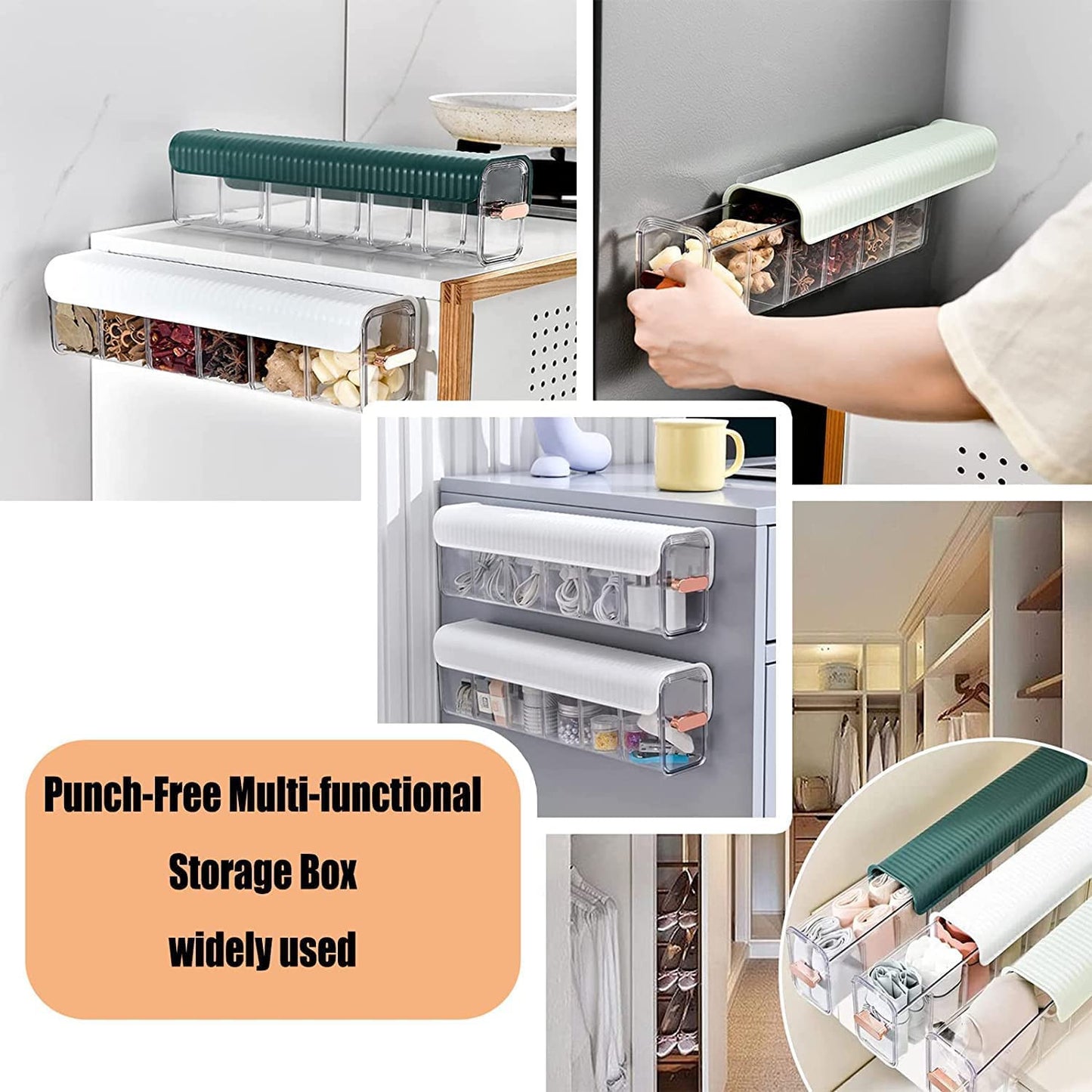 Wall Mounted Socks Storage Box 1 pcs