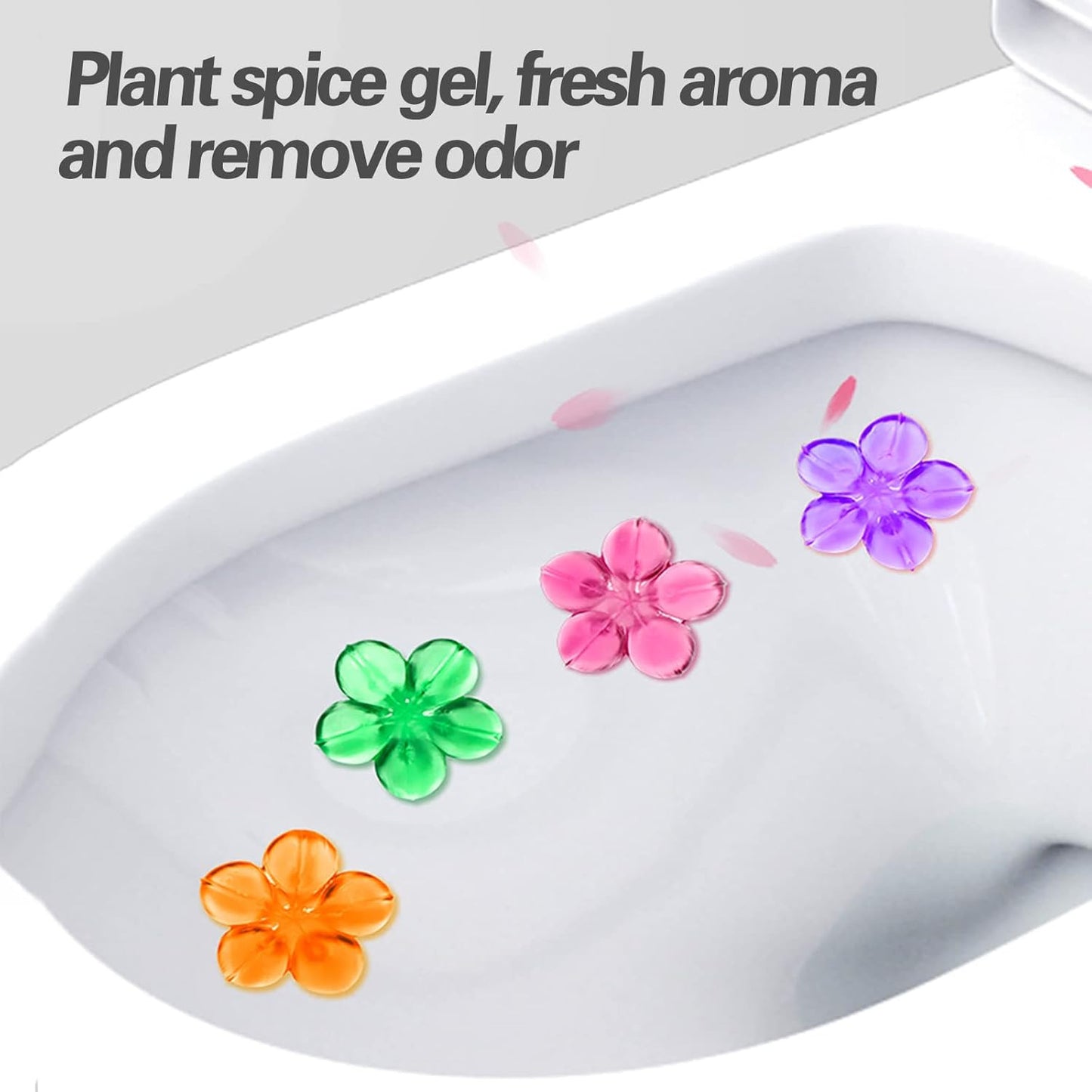 Toilet Cleaning Gel Flower 2 pcs
