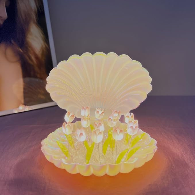 Shell Tulip Lamp