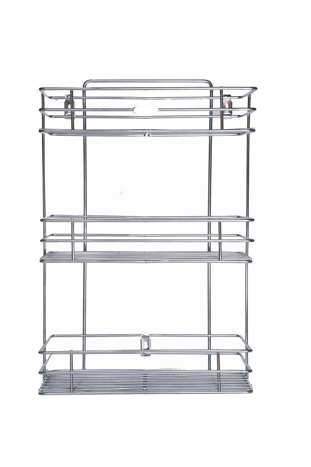 Ss 3 Layer Pull Out Bathroom Self With Box