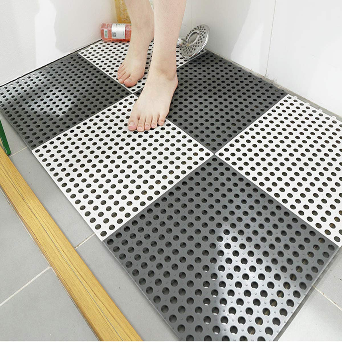 6 PCS BATHROOM FLOORING MAT