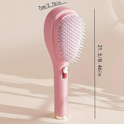 2 In 1 Self Cleaning Hair Brush
