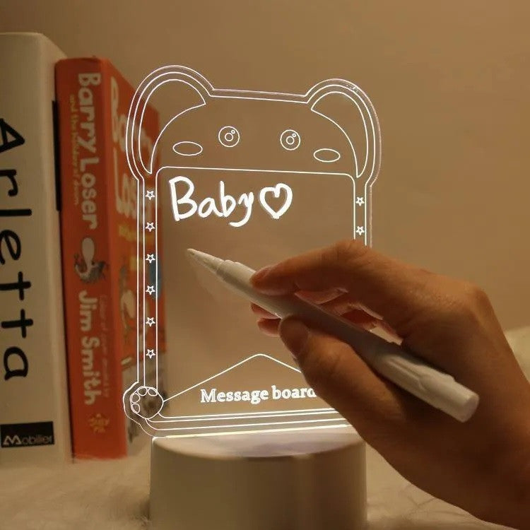 ACRYLIC MESSAGE BOARD RECTANGLE