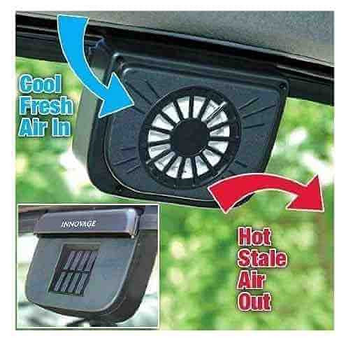 Solar Sun Power Car Auto Cool Fan