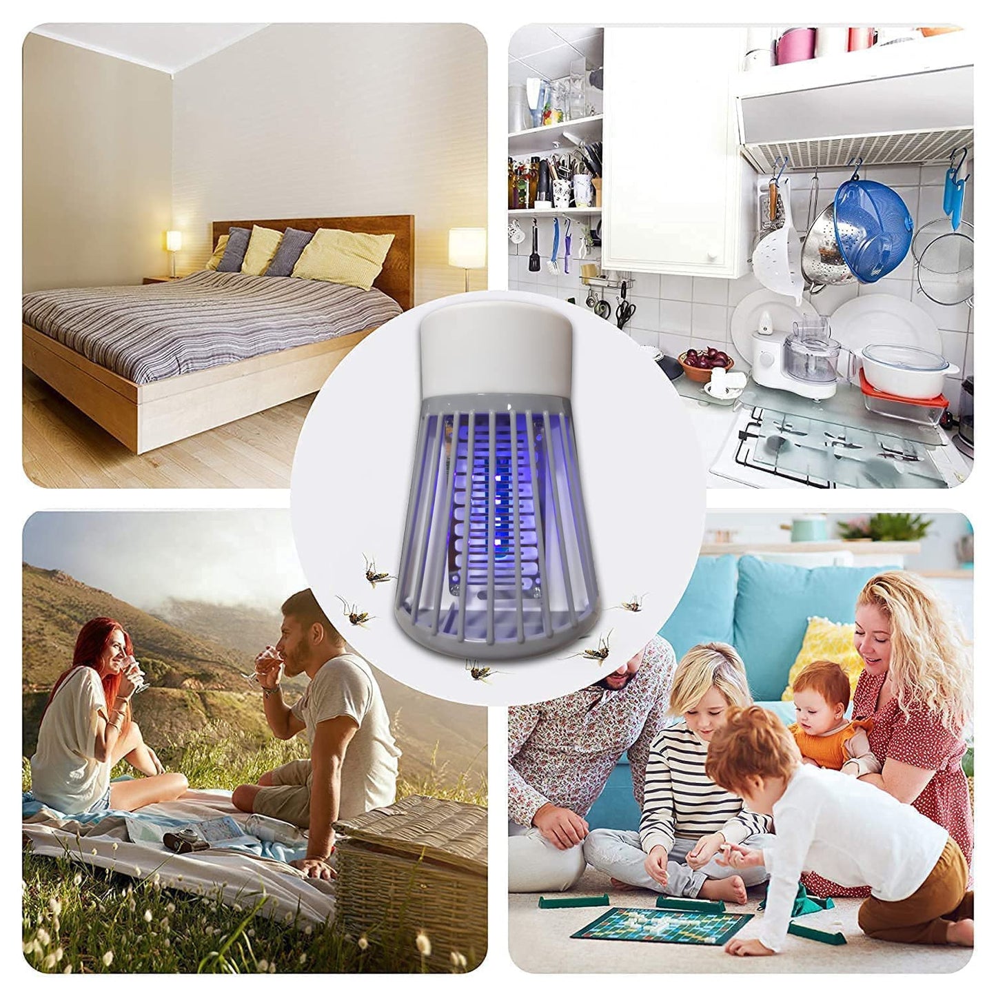 PLUG MOSQUITO MASHROOM LAMP