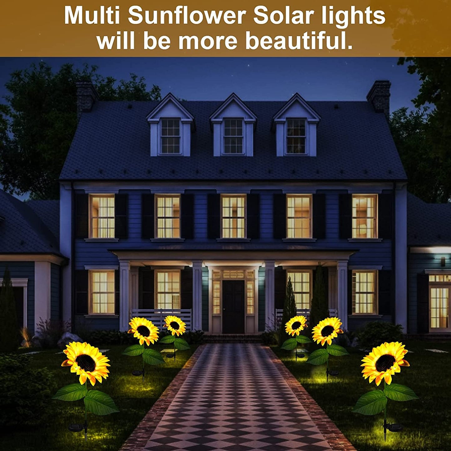 SUNFLOWER GARDEN LIGHT (2 PIS)
