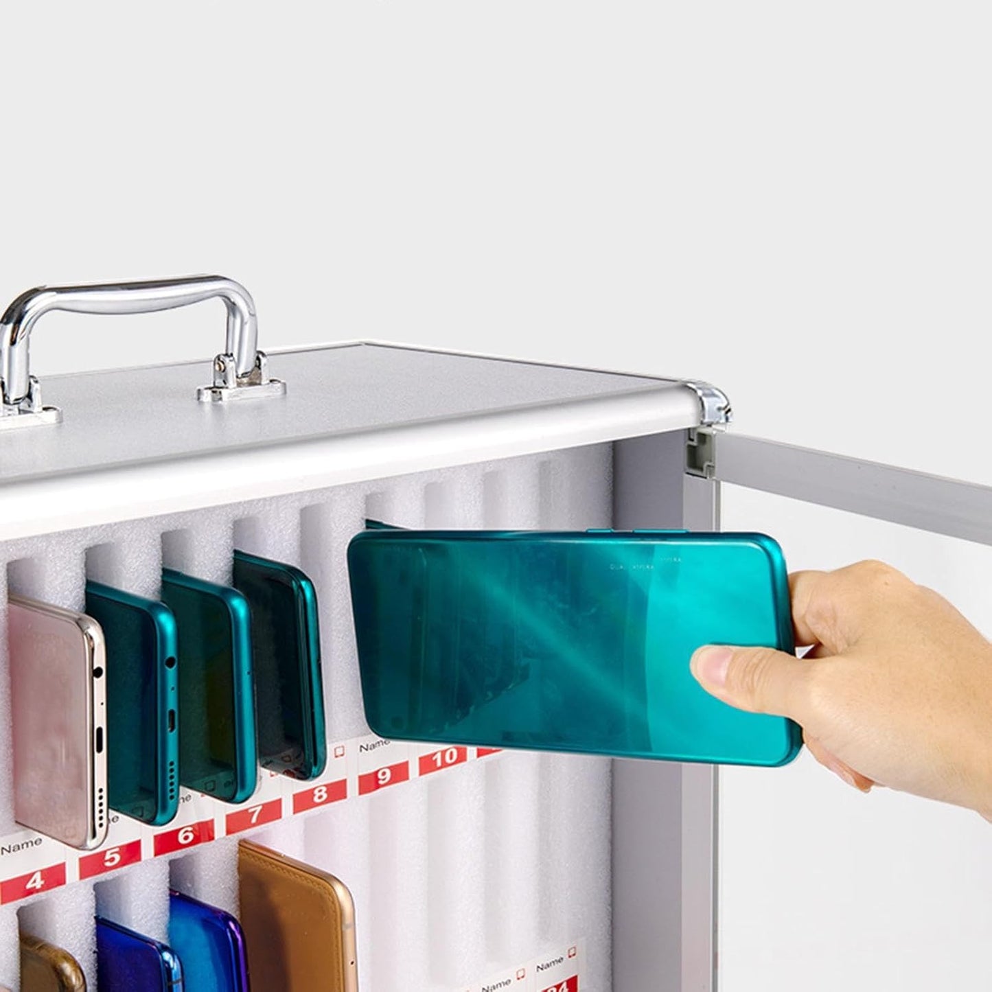 12 SLOT PHONE LOCKER