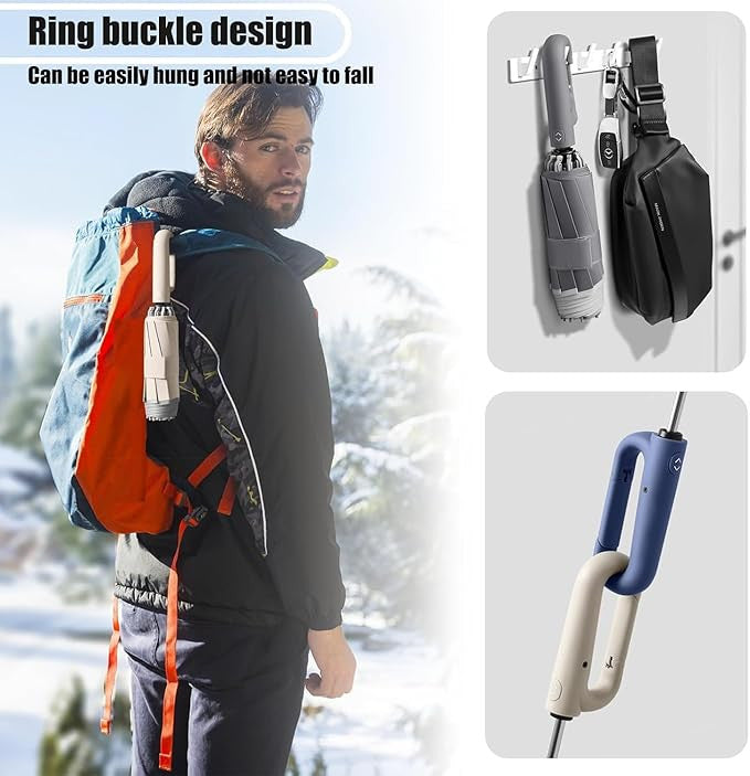 UMBRELLA WITH HANGING HANDLE