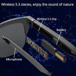 Wireless Bluetooth Sun Glasses google