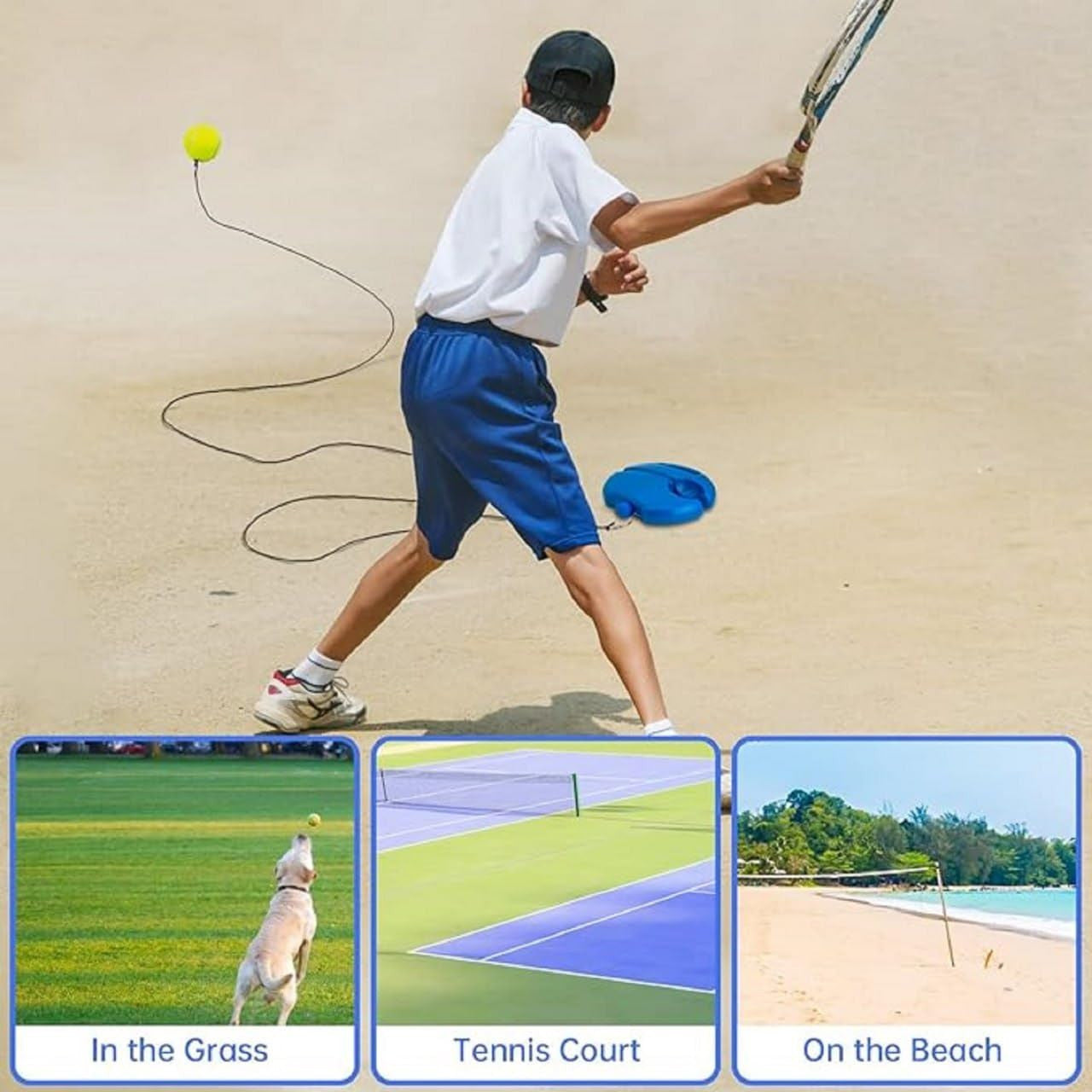 SOLO Tennis Trainer Rebound Ball with String