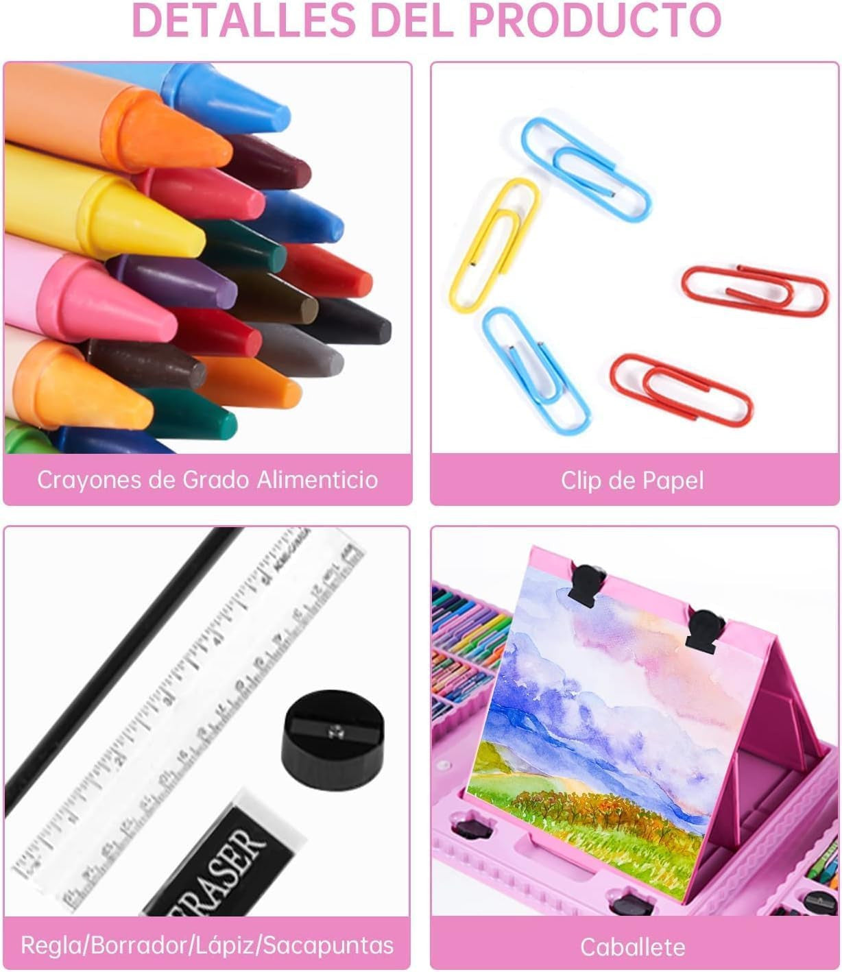 208 Pcs Kids Art Set