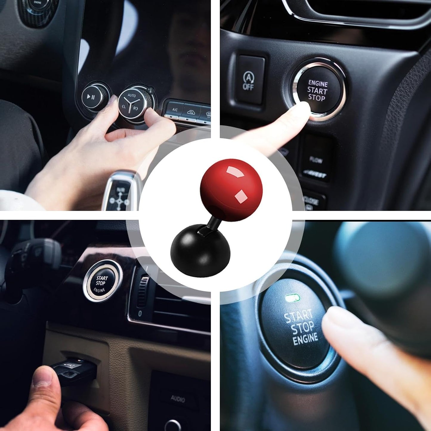 Car Push to Start Button Cover