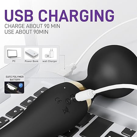 Double vibration body massager