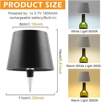 Wireless Bottle Lamp