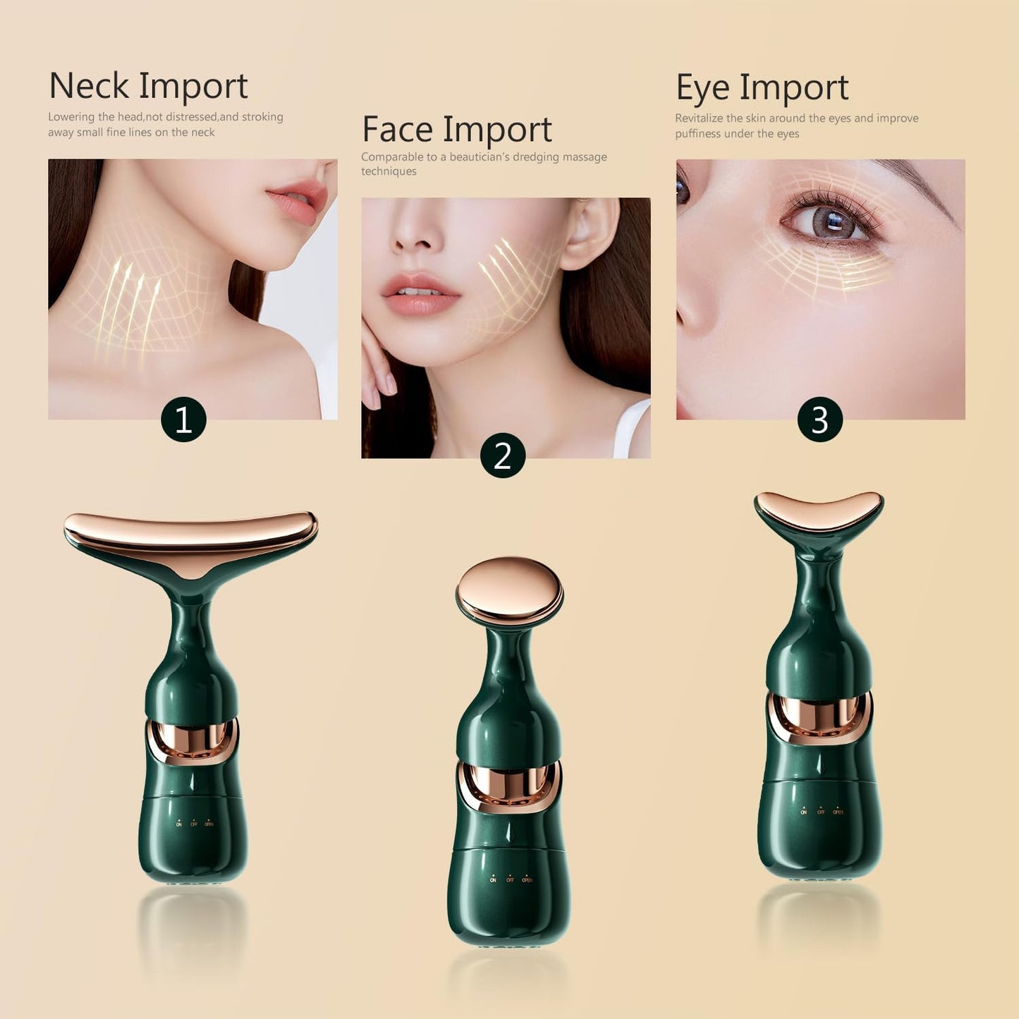3 in 1 Facial Massage Instrument