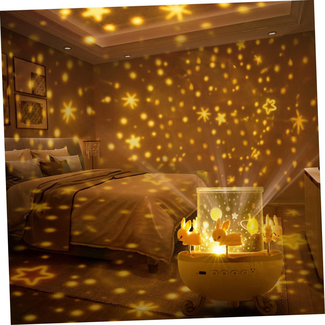 Rabbits Night Light Projector