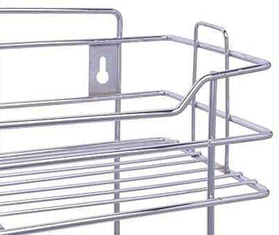 Ss 3 Layer Pull Out Bathroom Self With Box