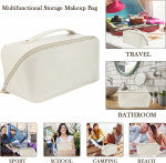 LEATHER COSMATIC BAG