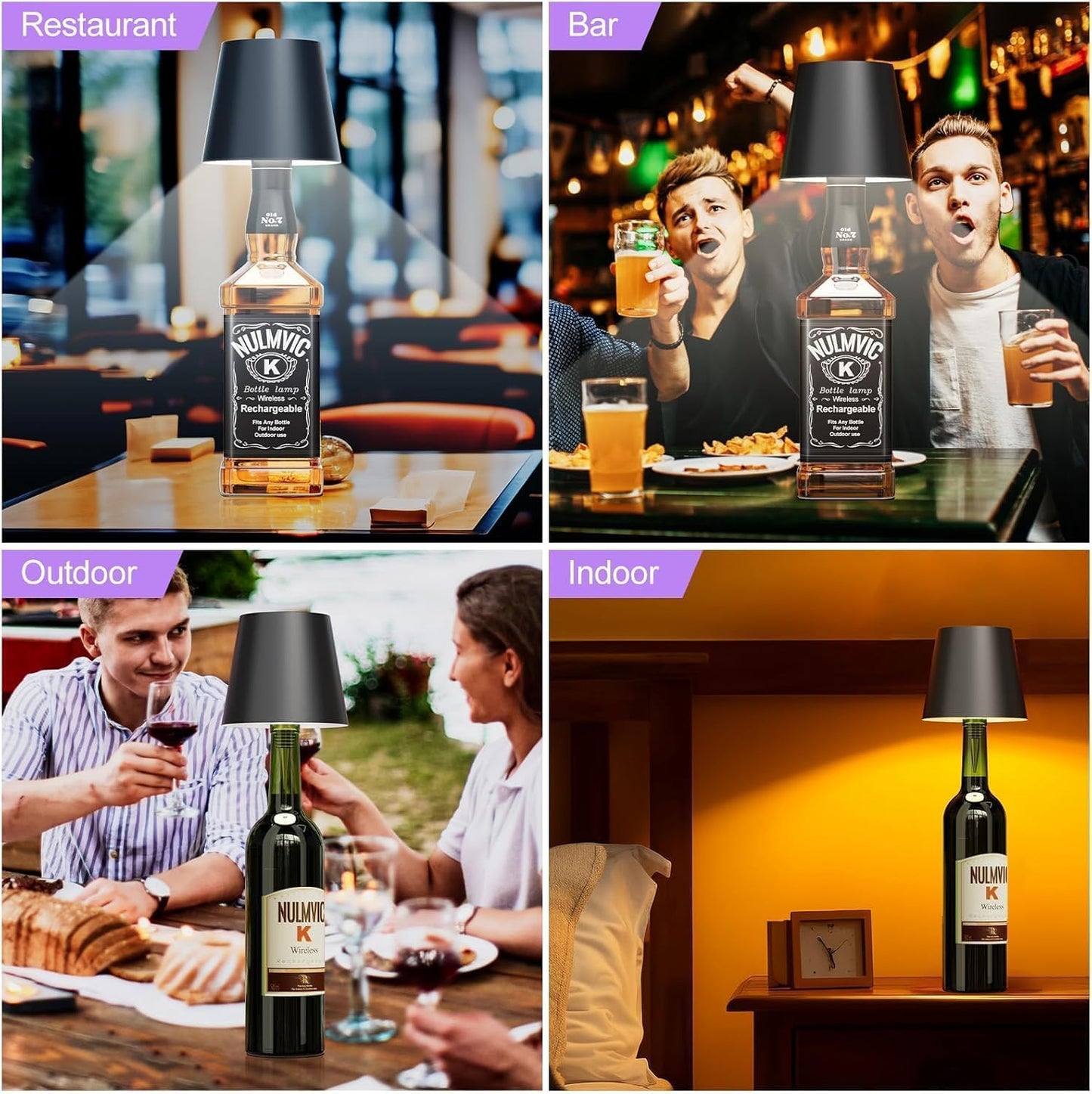 Wireless Bottle Lamp