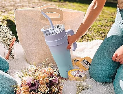 TUMBLER SS WATER BOTTLE WITH HANDLE