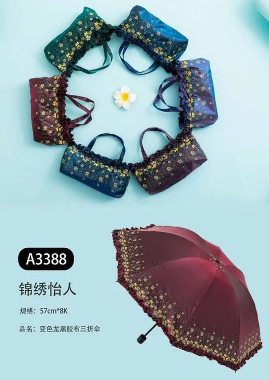KOREAN STYLE UMBRELLA WITH POUCH